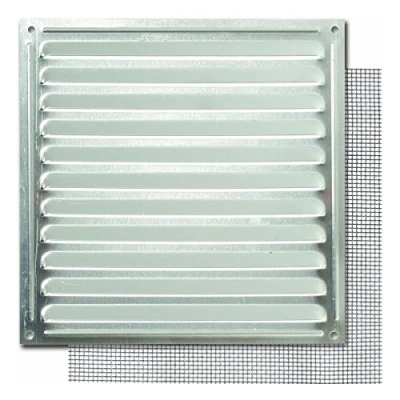 Imagen de Brinox B73020A Rejilla con mosquitera (17 x 17 cm) color aluminio