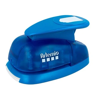 Imagen de Artemio Perforadora de Palanca Gigante 5 cm Etiqueta, Azul
