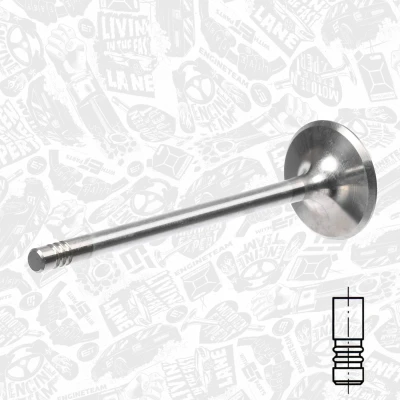 Imagen de ET ENGINETEAM VI0085 válvula de admisión 31mm Lado vástago cromado OPEL: Vectra C Sedán, Corsa Hatchback, Astra F CC