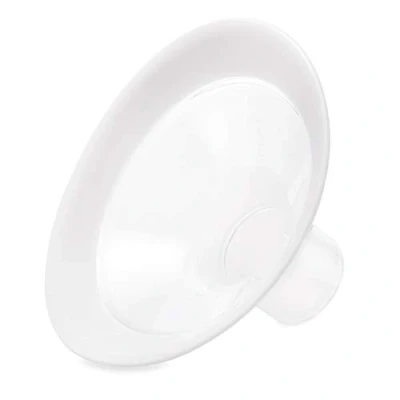Imagen de Medela PersonalFit Flex Protectores de pecho flexibles, 2 unidades bridas pequeñas 21 mm, hechas sin BPA, con forma alrededor para un bombeo cómodo y eficiente