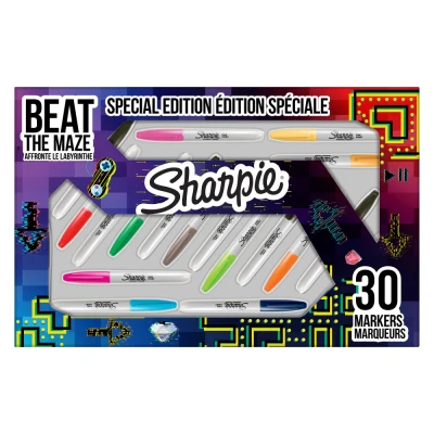 Imagen de Sharpie Permanent Marker Set Beat the Maze Fine Point 30pc