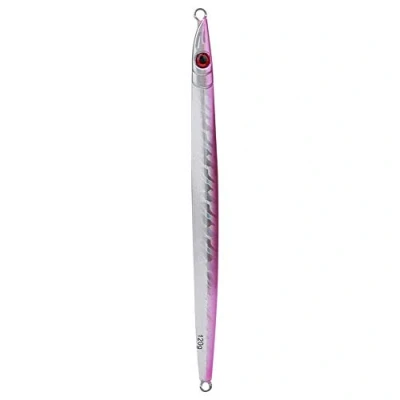 Imagen de BLLBOO Señuelo Jigging Jigs Verticales Luminoso Lento Cebo Duro para Pesca de Agua Dulce en Salada(1# Rosa)