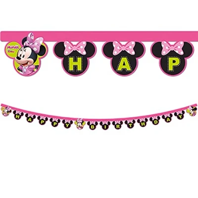 Imagen de Disney Junior Minnie Mickey &amp; Friends Bandera, Color rosa (Procos 53821)