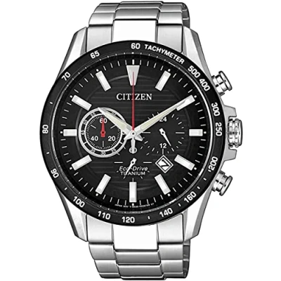Imagen de Citizen Reloj Cronógrafo para Hombres de Cuarzo con Correa en Titanio CA4444 82E