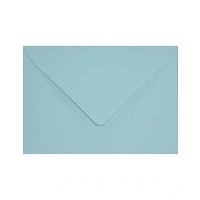Imagen de Netuno 25 sobres de Color azul claro B6 125 x 175 mm 115 g Sirio Celeste solapa en punta engomada sin ventana para invitaciones bodas tarjetas felicitación folleto Navidad carta dinero menú