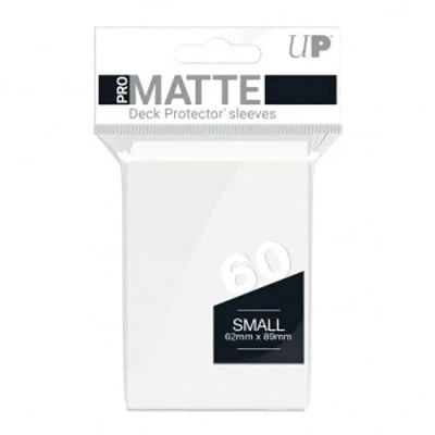 Imagen de Ultra Pro Sleeves Matte D10 Card Game (Small, White) Color, único (330540)