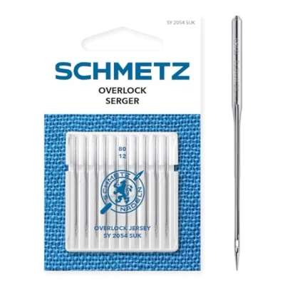 Imagen de SCHMETZ Agujas para máquinas de coser 5 Overlock SY 2054 SUK Grosor aguja 80/12