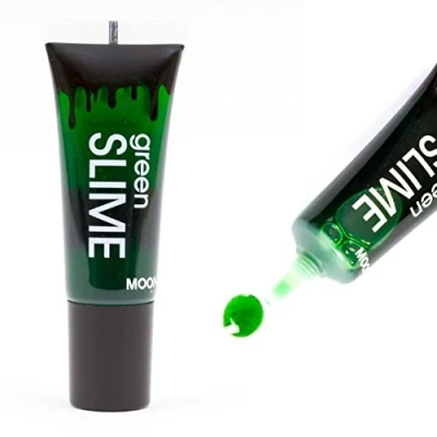 Imagen de Moon Glow Green Slime Halloween de sangre falsa Monstruo Zombi Maquillaje con aplicador