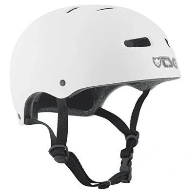 Imagen de TSG Helm Skate BMX Injected Colors Solid Color, Unisex, Blanco, S/M