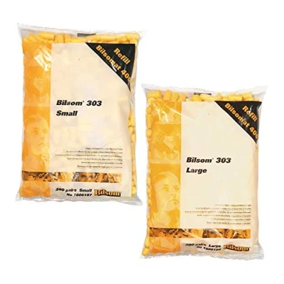 Imagen de Pack de recambio tapones doredillos 33 dB Bilsom 303L 200 pares