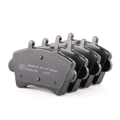 Imagen de BREMBO P 59 039 Juego de pastillas freno excl. contacto avisador desgaste sin accesorios RENAULT: MASTER 2 Pritsche/Fahrgestell