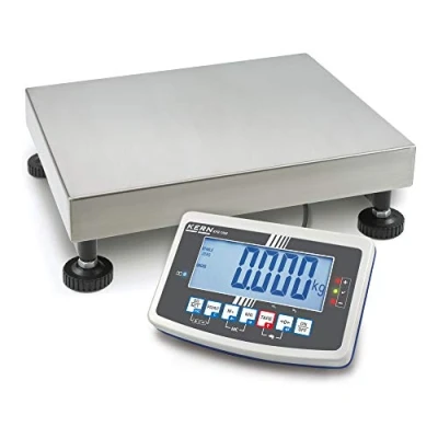 Imagen de Balanza de plataforma robusta [Kern IFB 30K5DM] en ejecución pesada con aprobación calibración [M], rango pesaje [Max]: 15 kg/30 kg, legibilidad [d]: 5 g/10 g, placa pesaje: 400 x 300 128