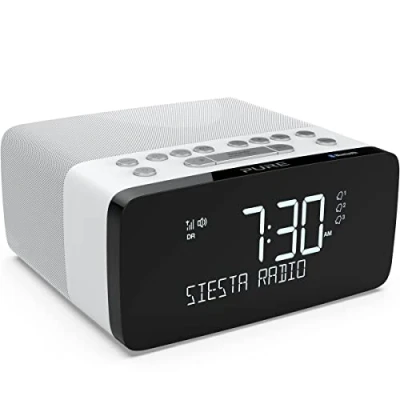 Imagen de Pure 154502 Siesta Charge, Radio despertador con DAB+, color Polar