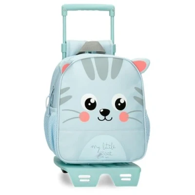 Imagen de Roll Road Happy Pets Mochila Preescolar con Carro Multicolor 23x25x10 cms Poliéster