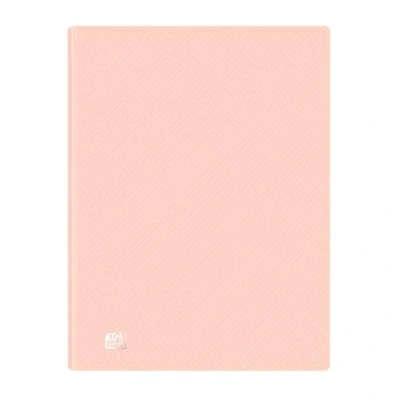 Imagen de Oxford Urban, Carpeta de Fundas Plástico A4, 40 Transparentes, Color Rosa Pastel