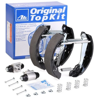 Imagen de ATE Original TopKit 03.0520 1517.3 Kit frenos, disco de tambor con cilindro freno rueda, accesorios VOLKSWAGEN: GOLF 2, Polo III Hatchback