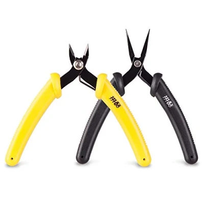 Imagen de Piececool Puzzle 3D Juego de 2 Herramientas Clipper Alicates Punta Aguja para Bricolaje Rompecabezas Metal
