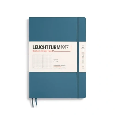 Imagen de Libreta Composition (B5) 178 x 254 mm, Tapa Blanda, 123 páginas numeradas, Stone Blue, Puntos