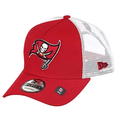Imagen de New Era Tampa Bay Buccaneers NFL White Mesh Trucker 9Forty A Frame Cap