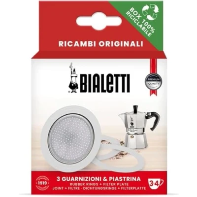 Imagen de Bialetti Junta para cafetera espresso 3 tazas x juntas + filtro