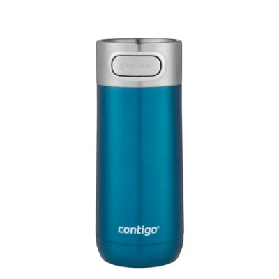 Imagen de Contigo Luxe Autoseal taza térmica de viaje, café acero inoxidable, termo, vaso hermético, apto para lavavajillas, con tapa sin BPA fácil limpiar, Biscay Bay, 360 ml