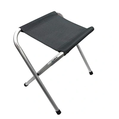 Imagen de Homecall Taburete de camping plegable aluminio (gris)
