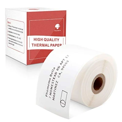 Imagen de Phomemo M110/M120/M200/M220/M221 Etiquetas adhesivas multiusos (cuadradas, 40 x 60 mm, 130 etiquetas/rollo)
