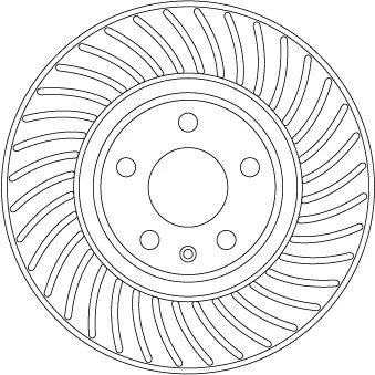 Imagen de TRW DF6950S Disco de freno 318 30 5 112 ventilado barnizado altamente carbonizado AUDI: A4 B9 Avant, Berlina, A5 Sportback