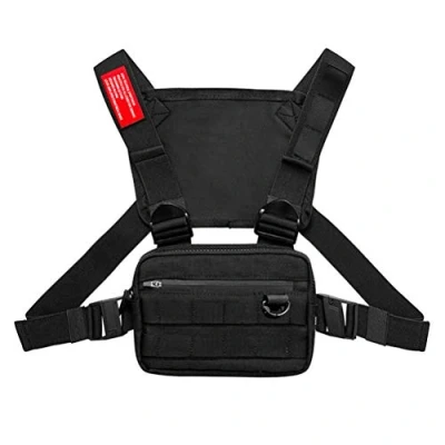 Imagen de RetroFun Bolso de Pecho para Deportes al Aire Libre, táctico Hombres, Mochila Deportiva multipropósito Hombres Mujeres