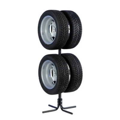 Imagen de CARTREND UNITEC Árbol para Llantas de 4 Ruedas o neumáticos, Ahorro Espacio en Garaje y sótano, neumáticos 10 a 43,2 cm