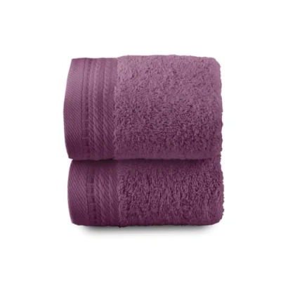 Imagen de Top Towel Premium Toallas de baño Grandes 2 Cara o Bidet 30x50 cms Algodon 100% 600 Gramos Berenjena