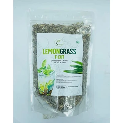 Imagen de SVATV Hojas Sueltas De Té Hierba Limón Cymbopogon Citratus Lemongrass Tea Loose Leaf Perfecto Para Y Condimentos Hierbas Secas Limoncillo 227g