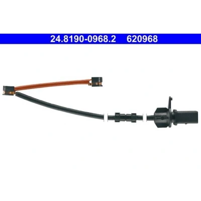 Imagen de ATE 24.8190 0968.2 Sensor de Desgaste Pastillas Frenos AUDI: A8 D4