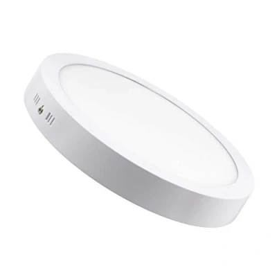Imagen de MUNDDY Downlight LED Panel Superficie Redondo, iluminacion 6W 12W 20W 25W, marco blanco. 3000K 4000K 6000K Driver Incluido. (6000k Blanco Frío, 20W)