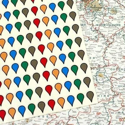Imagen de Pegatinas para mapas