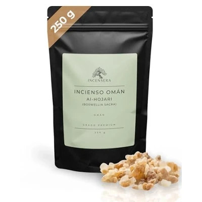 Imagen de Incienso de Omán, 100 g, Omán y Resina árbol para ahumar, ahumar fumigar energía Negativa, Frankincense Limpieza del