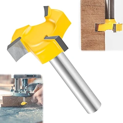 Imagen de Superficie Enrutador, Brocas Fresas para Madera 8mm CNC Madera,Spoilboard, Broca de Aplanamiento losa, Fresa Cepilladora Herramienta Carpintería