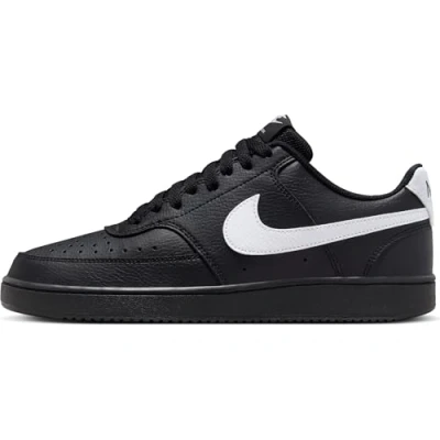 Imagen de NIKE Court Vision Low, Sneaker Hombre, Negro, Blanco y 45 EU