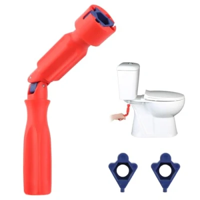 Imagen de Llave de Instalación Plástico Universal,MXTIMWAN Universal para Asiento Inodoro,10/13/17 mm Montaje con Articulación,Llave Inodoro,Rojo