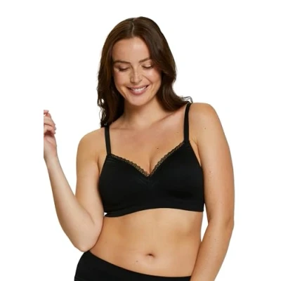 Imagen de Sans Complexe Agathe Full Coverage Bra, Black, XL Women&#039;s