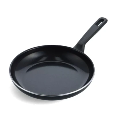 Imagen de GreenPan Memphis Sartén Antiadherente de Aluminio con Revestimiento Cerámica, Apto para Todo Tipo Cocinas, Inducción, Horno y Lavavajillas, 30 cm, Negra, Aluminum