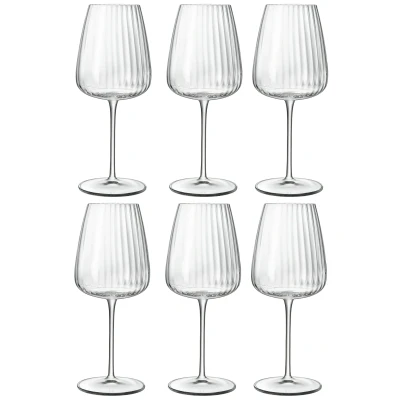 Imagen de Bormioli Luigi Speakeasies Juego de 6 copas vino blanco, cristal sonoro transparente, 55 c