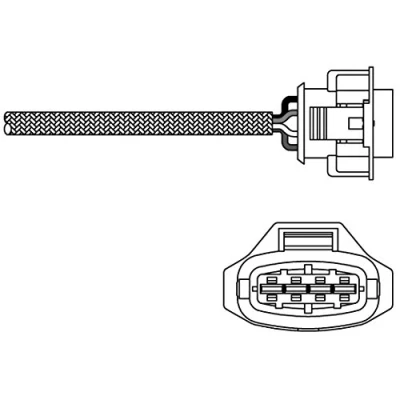 Imagen de DELPHI ES10792 12B1 Sonda lambda plana, térmico FIAT: Stilo Hatchback