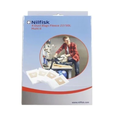 Imagen de SOS Accessoire Reemplazo 4 bolsas para Multi II 22/ 30 aspiradora 107417195 NILFISK