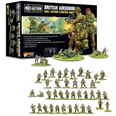 Imagen de Warlord Games, British Airborne Starter Army, Bolt Action Wargaming Miniatures