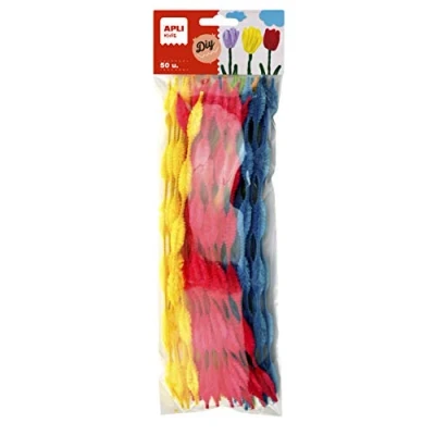 Imagen de APLI Kids 18250 Bolsa Limpiapipas Bumpy colores surtidos 50 u