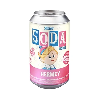 Imagen de Funko Vinyl Soda: Rudolph Hermey The Elf 1/6 de Probabilidades Obtener la RARA Variante Chase (Styles May Vary) Red Nosed Reindeer Figura Vinilo Coleccionable