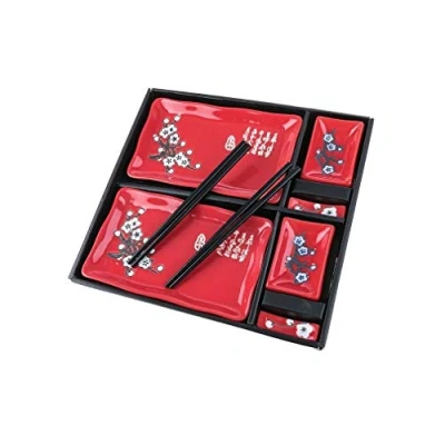 Imagen de Servicio Completo, Estilo japonés, Color Rojo, Sushi Rouge, 1 Pack