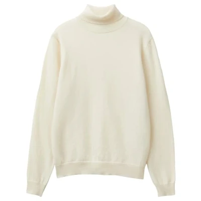 Imagen de United Colors of Benetton Merino Turtleneck Strickpullover Jersey de punto, Mujer, Talla: 34, White