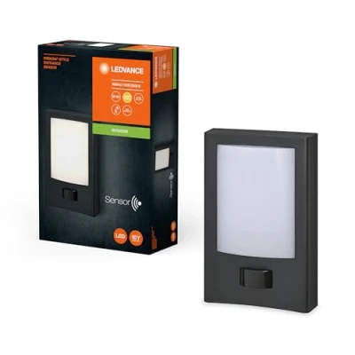 Imagen de LEDVANCE Aplique para exterior LED Endura Style, gris oscuro, sensor